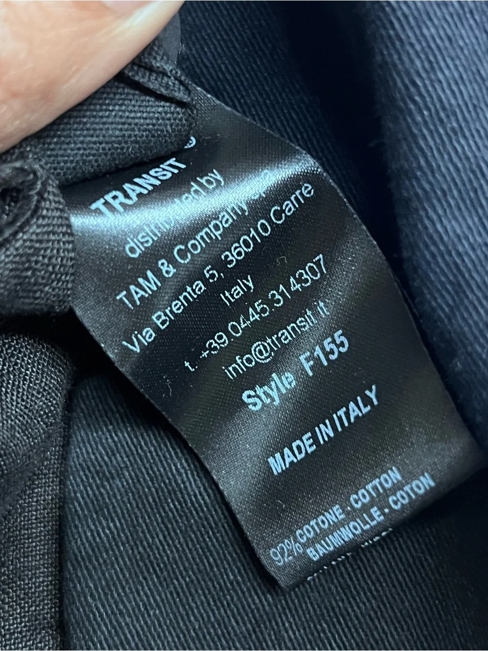 New Mens Transit Italy Black Blazer Jacket Wool‎ Blend